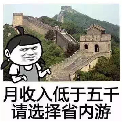 五一搞笑旅游表情包