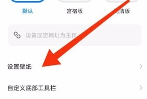 360浏览器app设置壁纸的方法